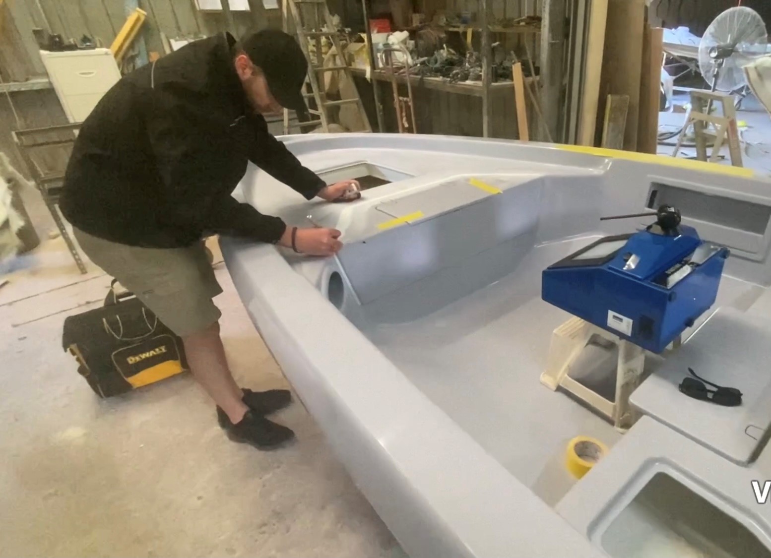 Very exciting to see our lastest Force F13 fisher getting digitised for UDek flooring!.
