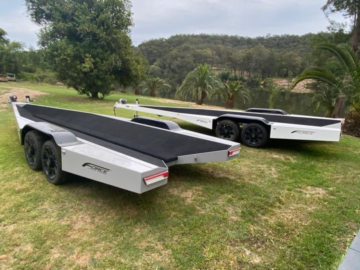 Two Force Custom Trailers are ready for the monster F25XS Force bowriders!