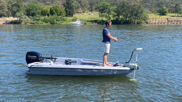 Fishing success with the Force F13 Fisher! Check out how many fish you can keep in the Live Well!