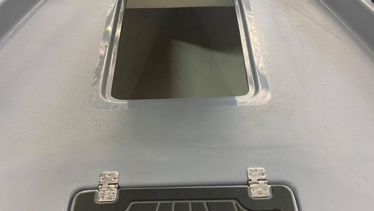 A Live Fish Well and Storage are some of the options added to our Force F13 Fisher!