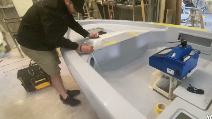 Very exciting to see our lastest Force F13 fisher getting digitised for UDek flooring!.