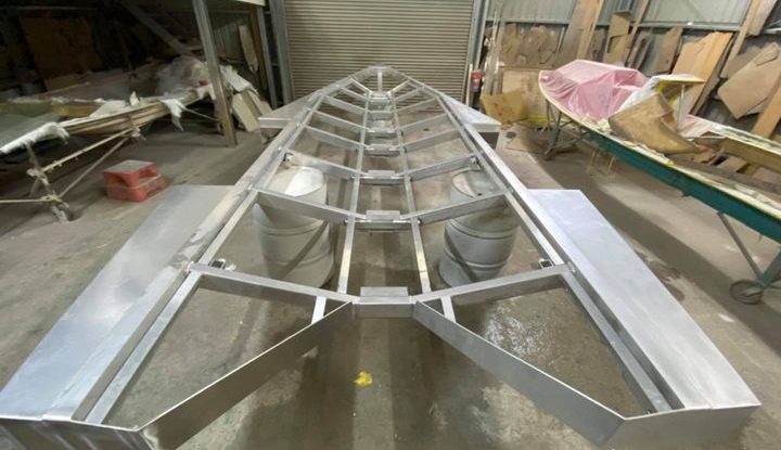 Force Custom, Full Aluminium F25XS trailer, is moving through production!