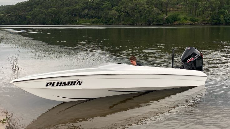 The Latest Force F19X Outboard to hit the water!